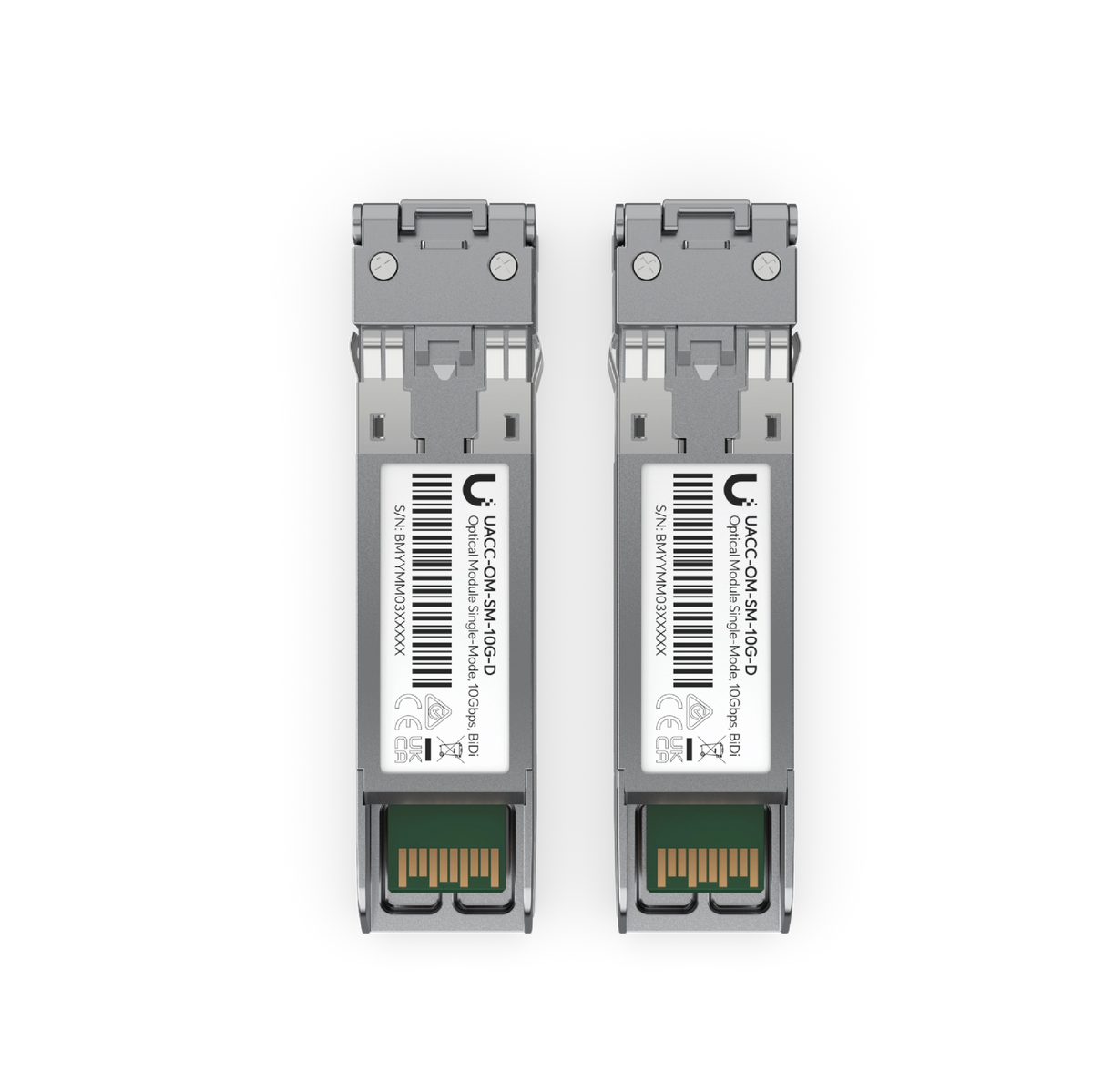 UniFi UF-SM-10G 2-unidades SFP+ SM 10Gbps 10km 1310nm 2-LC UACC-OM-SM-10G-D — imagen 3
