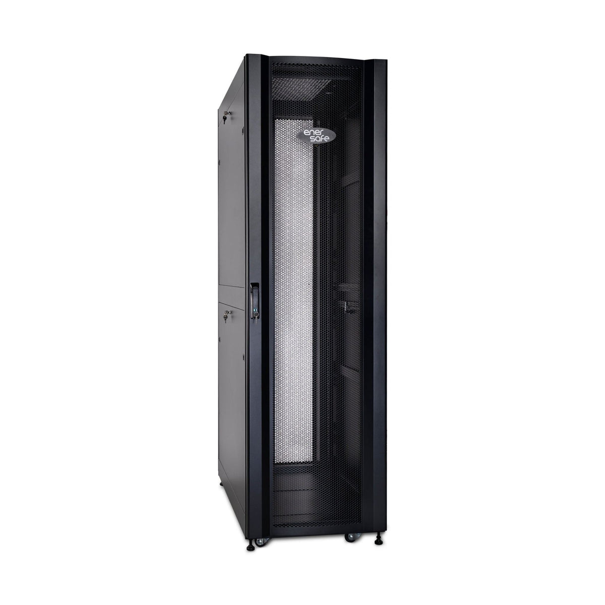 Rack para servidores con componentes de infraestructura TI