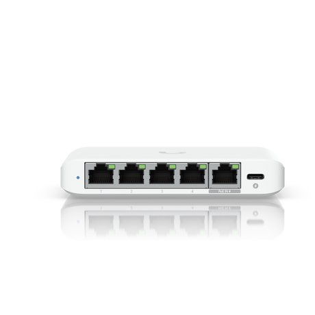 UniFi SWITCH 5Ports: (1)2.5 GbE PoE+ INPUT GbE (4)2.5 GbE — imagen 3