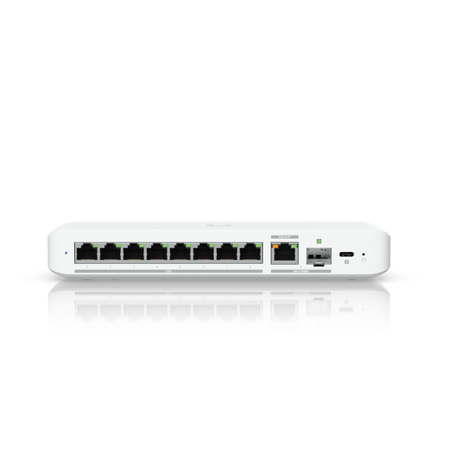 Unifi USW 9Ports: (1)10 GbE PoE+ INPUT (8)2.5 GbE (1)SFP+ — imagen 3