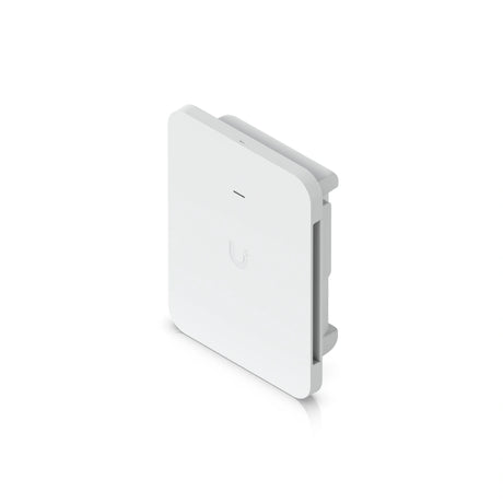 Isométrica del marco con bordes redondeados y logo Ubiquiti en relieve