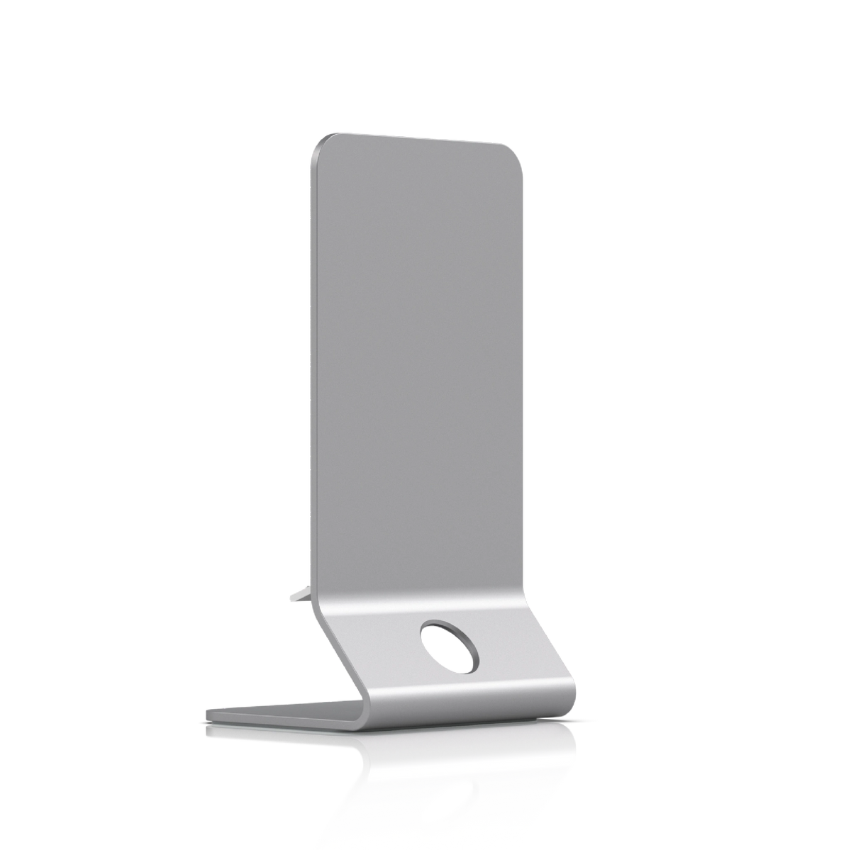 Superficie lisa mate del soporte de aluminio sin componentes visibles