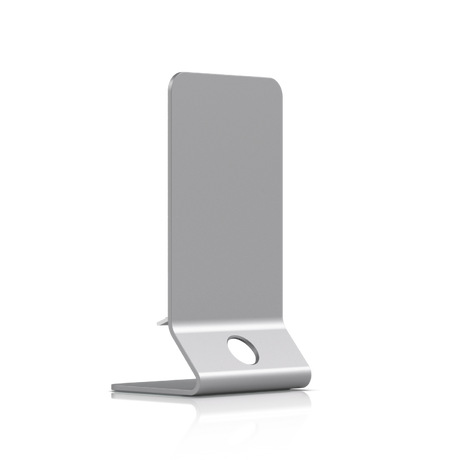 Superficie lisa mate del soporte de aluminio sin componentes visibles