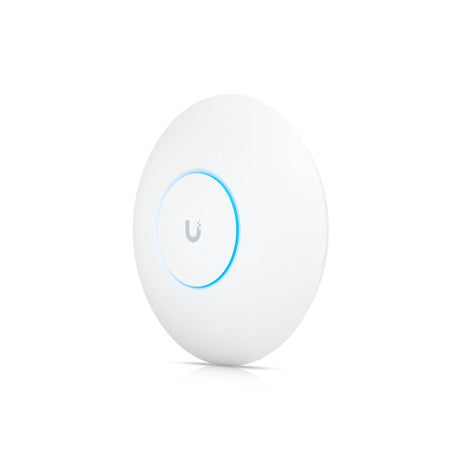 Acceso punto inalámbrico interior Ubiquiti blanco con acabado mate y luz LED activa