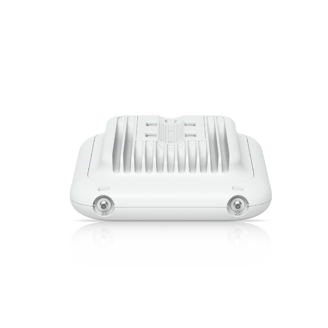 Base inferior del uniFi access point wifi 7 2.5gbE con puntos metálicos